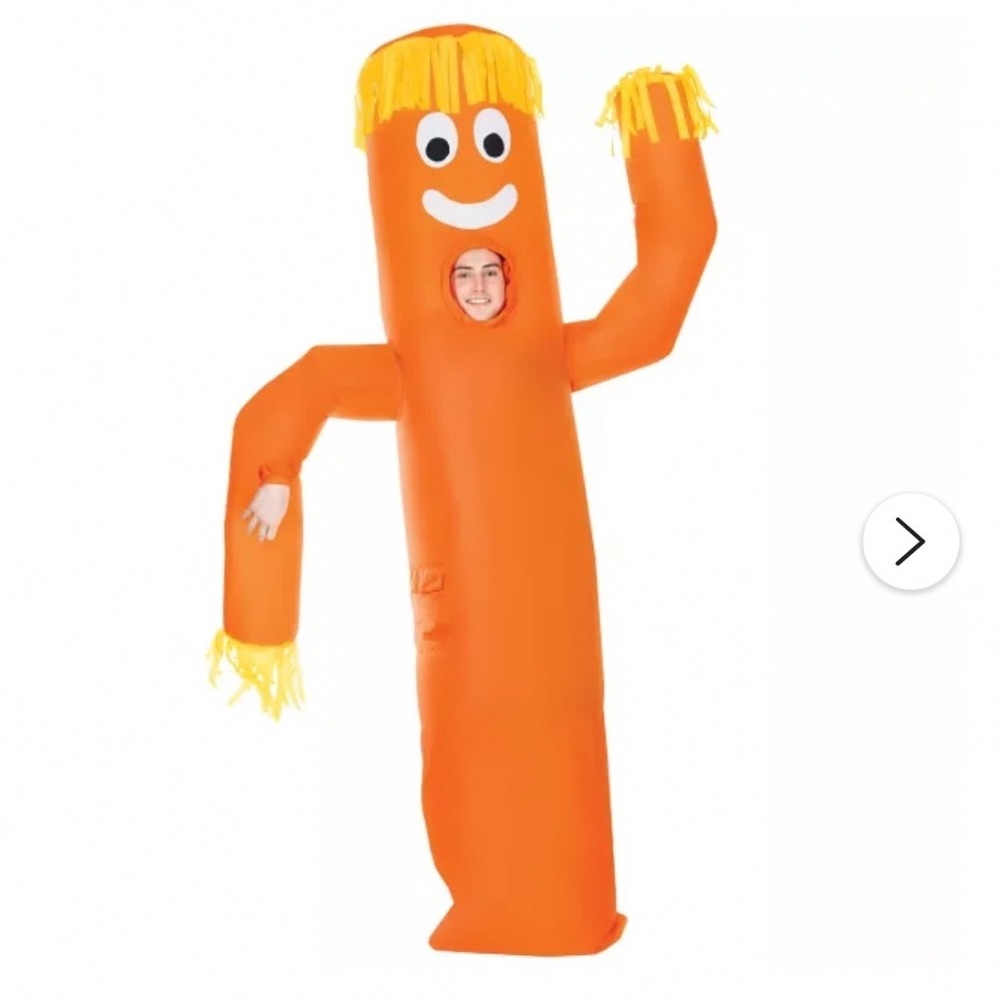Spirit Halloween Adult Inflatable Tube person Costume Org. One Size 966757-SP12